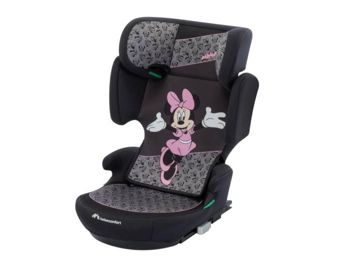 8101066020_2025_Bebeconfort_Disney_carseat_toddlerchildcarseat_RoadFixiSize_Grey_AuthenticMinnie_3qrt
