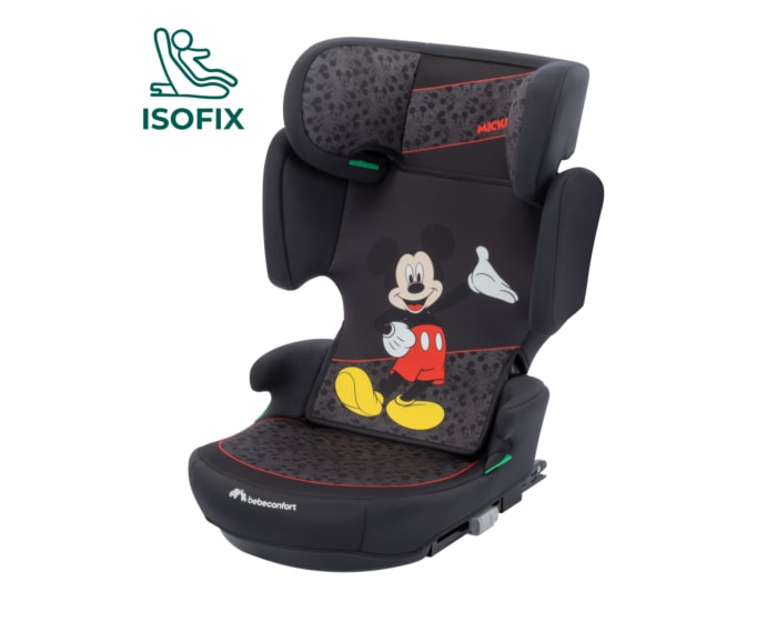 8101065020_2025_v3_Bebeconfort_Disney_carseat_toddlerchildcarseat_RoadFixiSize_Black_AuthenticMickey_Safeateveryage_3qrt